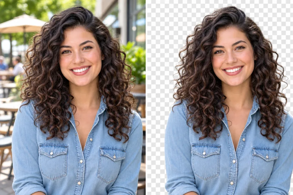 Portrait cutout