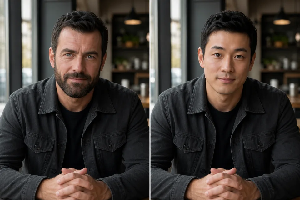 Portrait identity swap