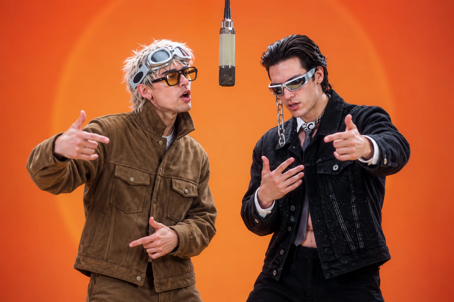 Preview of the Rap Duo video template